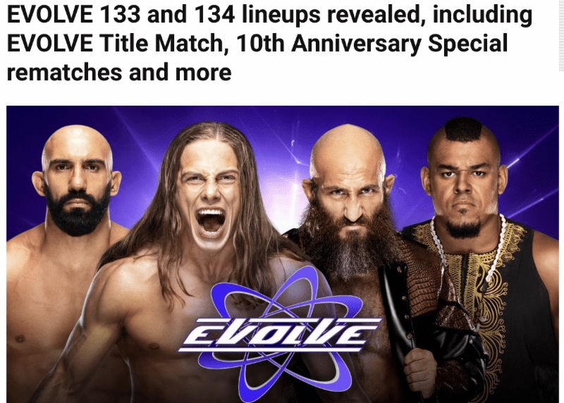 EVOLVE 133-134 WWEdotcom