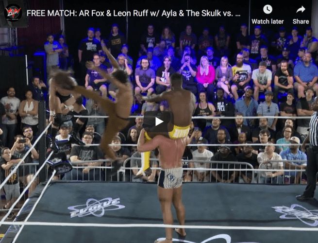 FREE MATCH - EVOLVE 134 - AR Fox & Leon Ruff vs. Curt Stallion & Matt Riddle thumbnail website