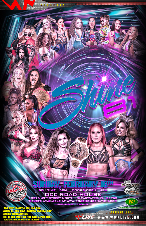 Matches announced for SHINE 81 on Feb 16th!