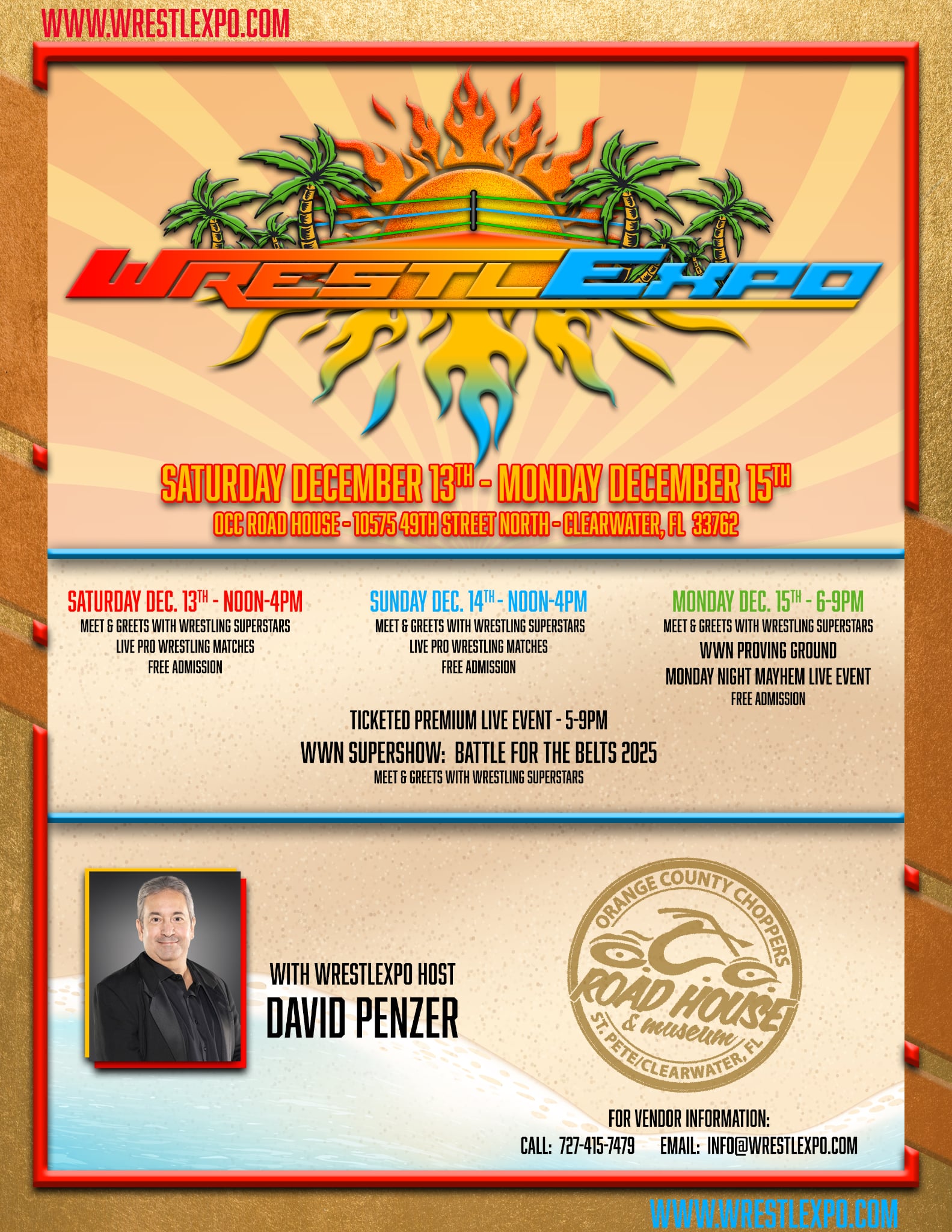 WRESTLExpo December 2025 poster